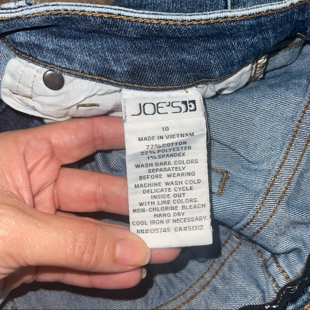 Joe’s Blue Jeans Straight Jeans Ever Blue Sz 10 - Picture 3 of 5